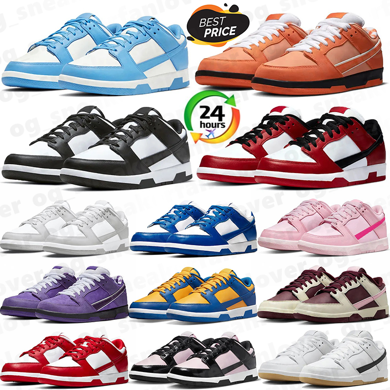 Designer Running Shoes Men Women Sneakers White Black Panda Green Sail Trail University Red Blue Mens Trainers Sports Skateboard Chaussures 36-45