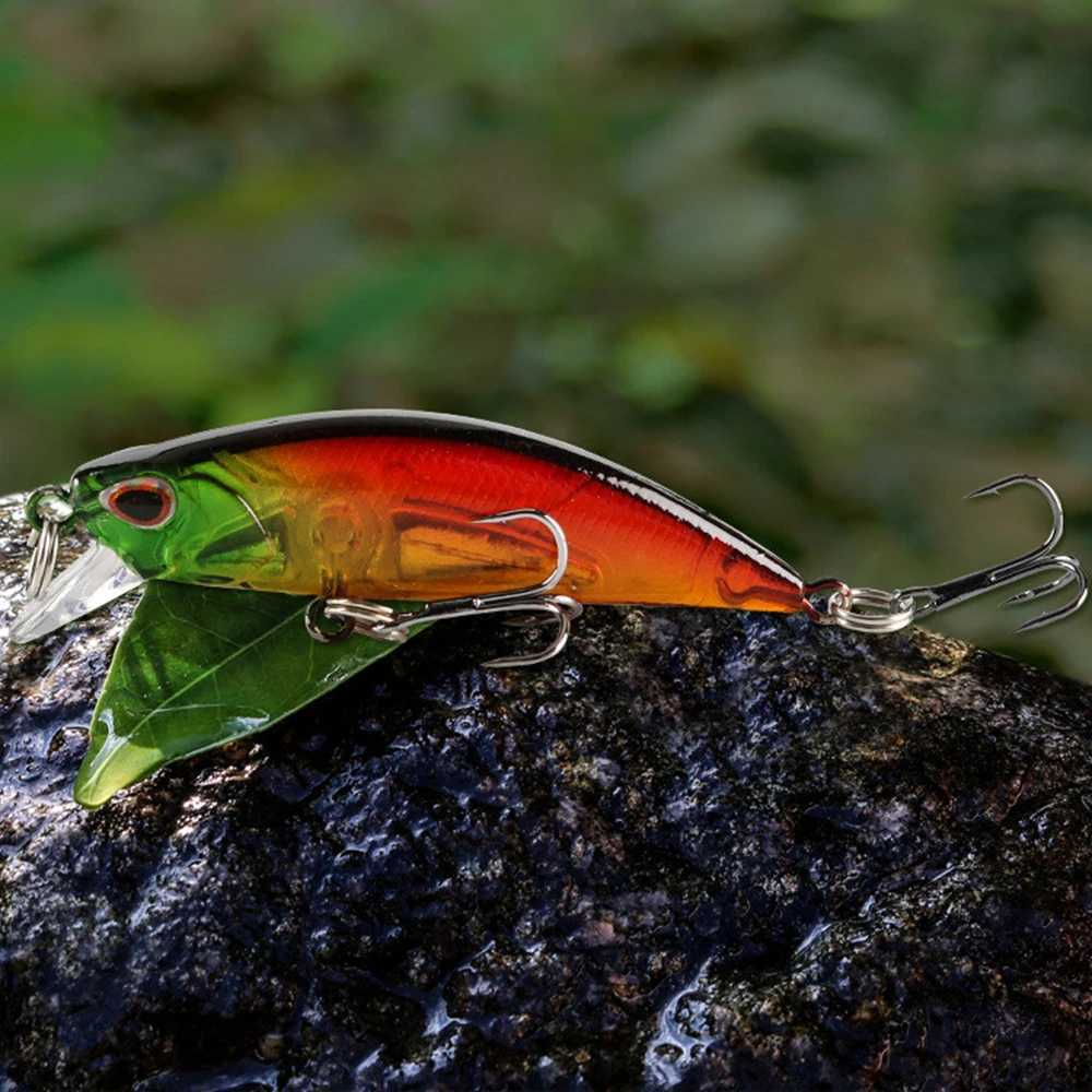 Mini Sinking Minnow Wobblers Fishing Lures 5.5cm 5g Trout Artificial Plastic Hard Bait Jerkbait Crankbait Bass Fishing Tackle Z250411