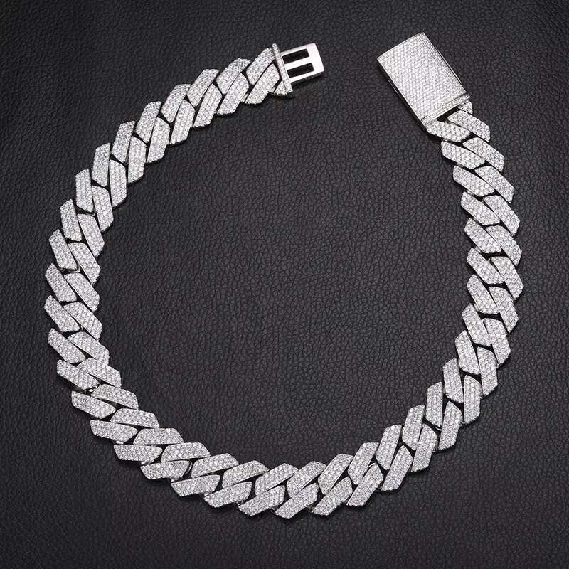 Classic Solid Pin Gold 10/14/18/20mm Cuban Miami Chain Necklace