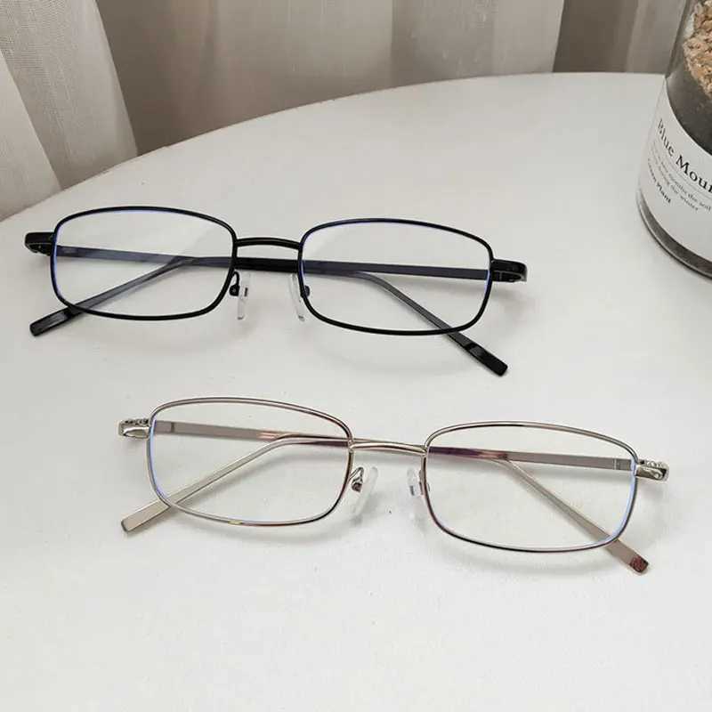 Fashion Small Rectangle Sunglasses Men Women Vintage Square Driving Sun Glasses Luxury Brand Metal Frame EyewearC250411