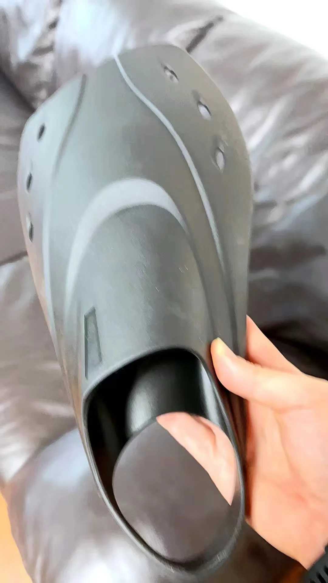 Wave Adult Swimming Foot Covered Diving Fin Freestyle Inflatable TPR Swimming Training Short Flip SwimsuitY250412
