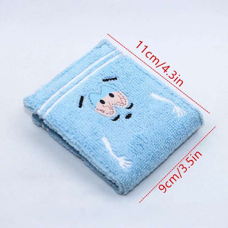 Cute Towel cloth embroidered anime fashion wallet, designer personalized ID card holder ddmythur