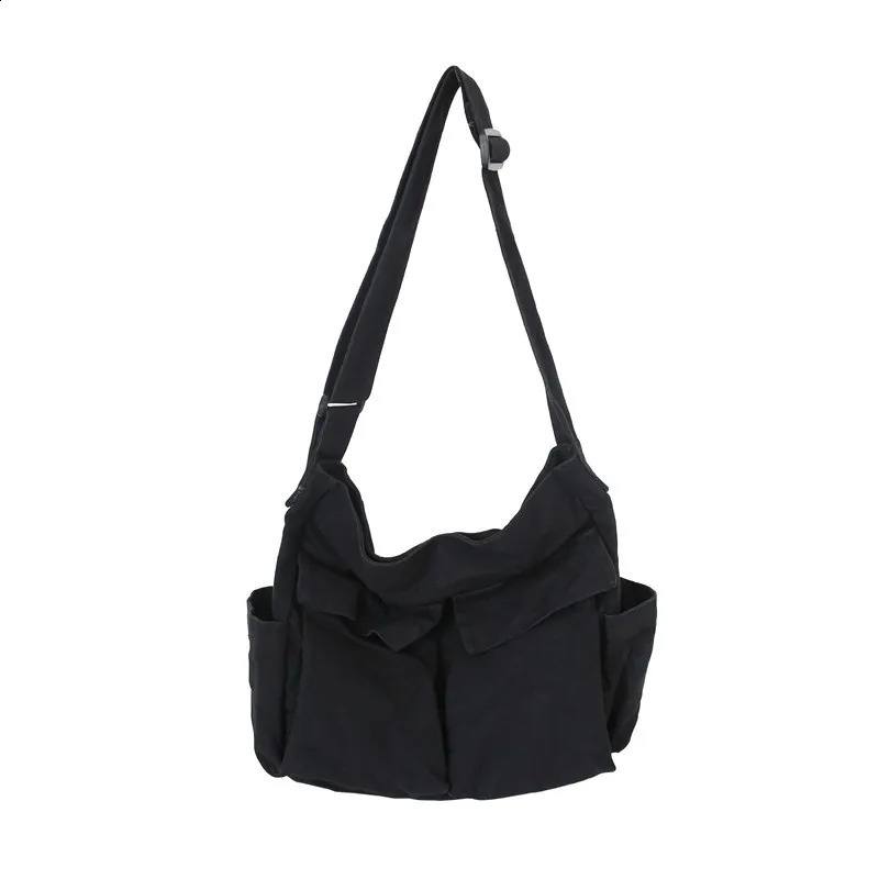 Womens retro handbag canvas youth shoulder bag messenger bag womens casual handbag cross body wallet 250411