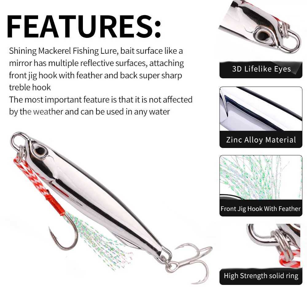 1Pcs Spoon Metal Jigs Silver Golden Fishing Lure 7g 10g 15g 20g 30g 40g Electroplated Pesca Fishing Lures Bait Mackerel Bass Z250411