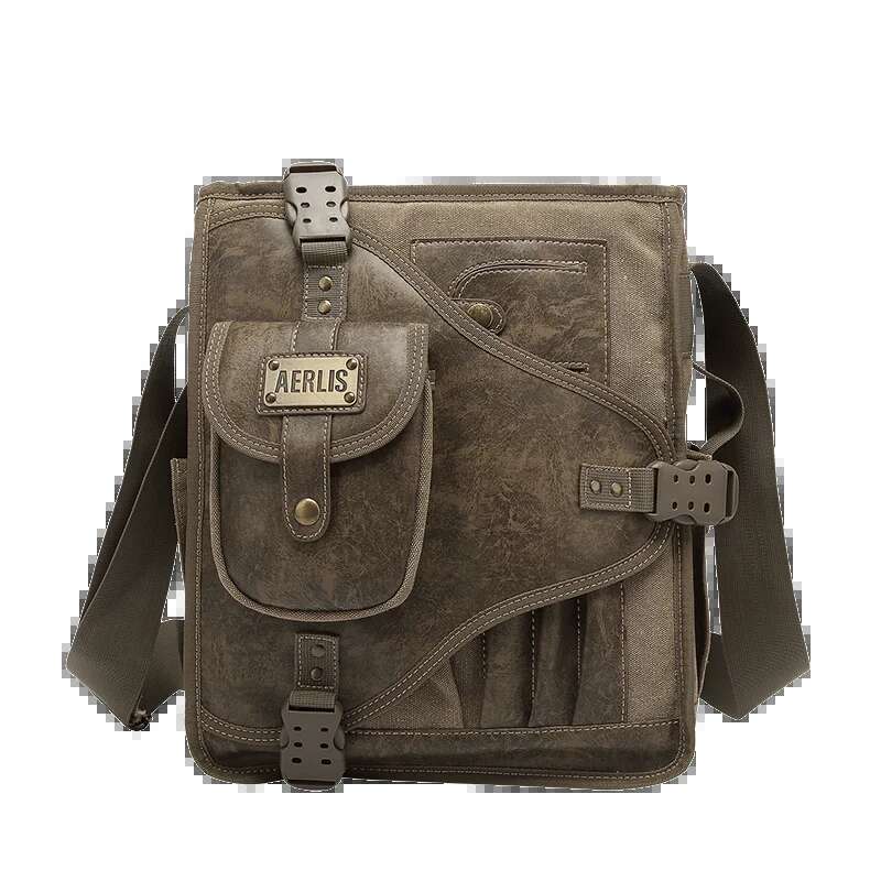 Man Messenger Shoulder Bag 2022 Canvas Business Casual Zipper Handbag Male Satchel Cross Body Bags Men Bolsa Crossbody Bags Sacs