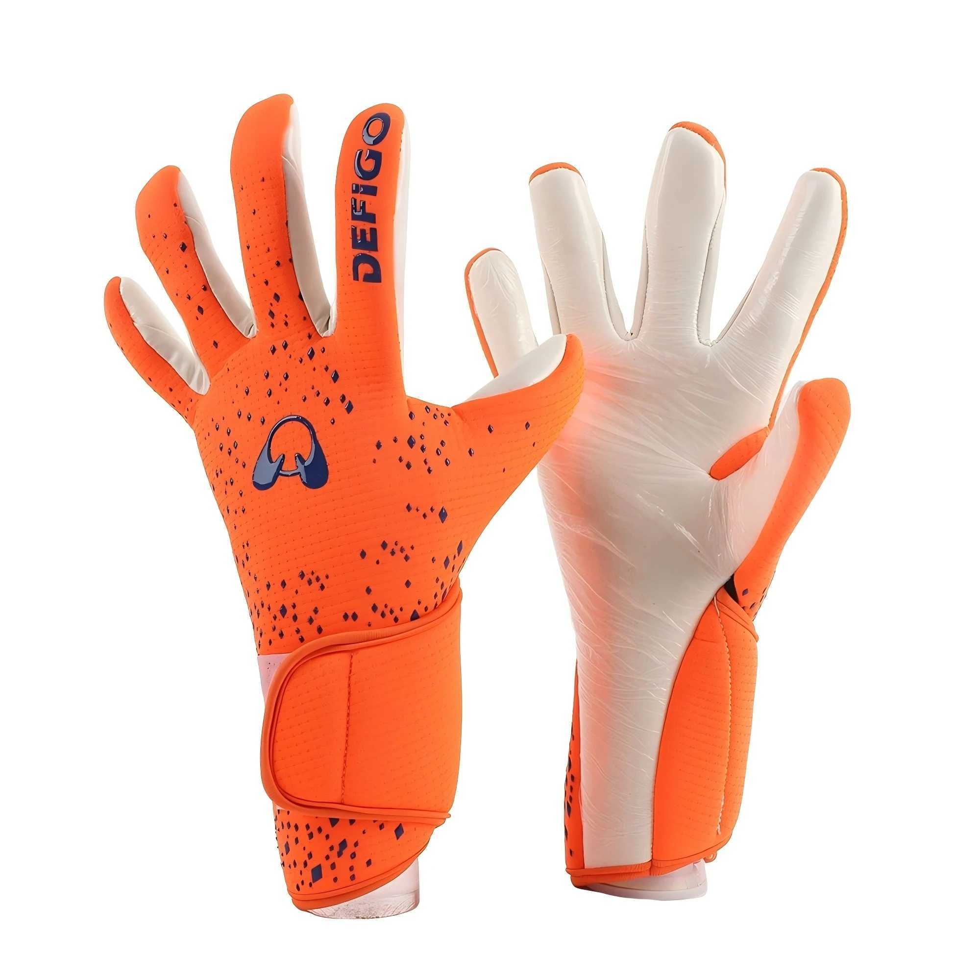 ROXXANA Youth Goalkeeper Gloves Latex Thick Anti slip Shock Absorbent Wrist Protection Sports Gloves (Size 6-10)XJ250412