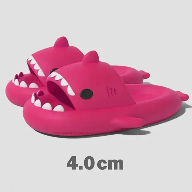 Women Shark Slippers Couple Beach Sea Flip Flops Cute Children Shark Slides Men Indoor Outdoor Nonslip Eva Sandals Home Shoes 01