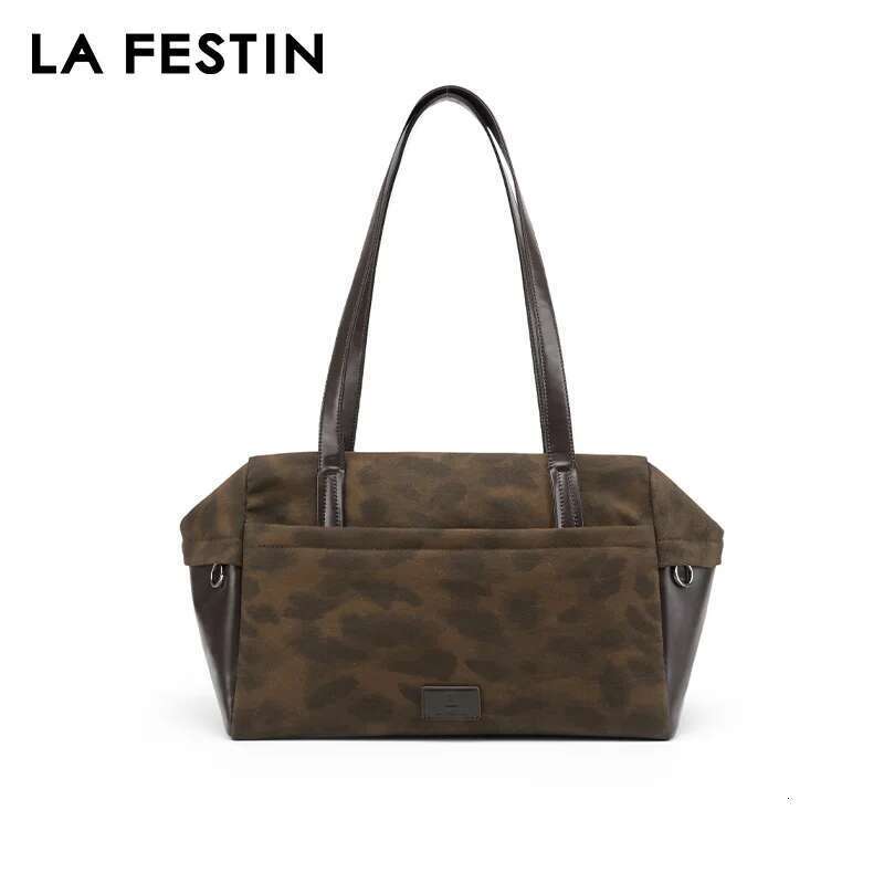 LA FESTIN Original 2025 New Tote Bags Fashion Shoulder Brand Women High-Capacity Leather Bag