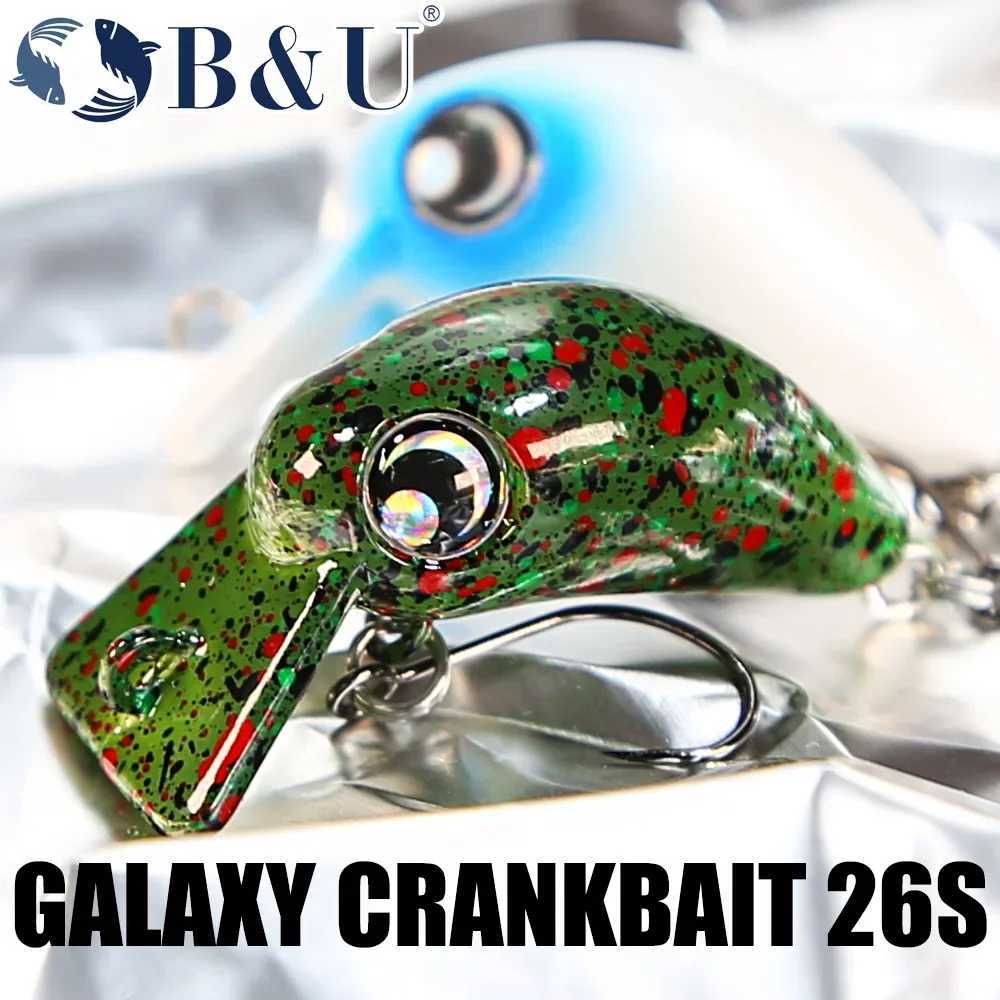 B U Crankbait Micro Slow Sinking Trout Fishing Artificial Hard Baits Freshwater Wobblers Trout And Perch Fishing Lures Z250411