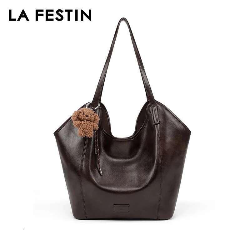 LA FESTIN Original Tote For Women Shoulder Leather Trend Handbags Large Capacity Fashion Designer Lady Bag