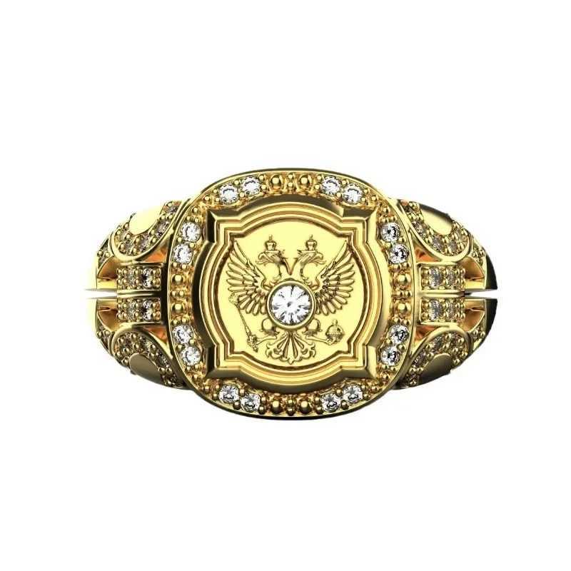 Newcomers fashion her mans ring handmade alloy jewelryXJ250412