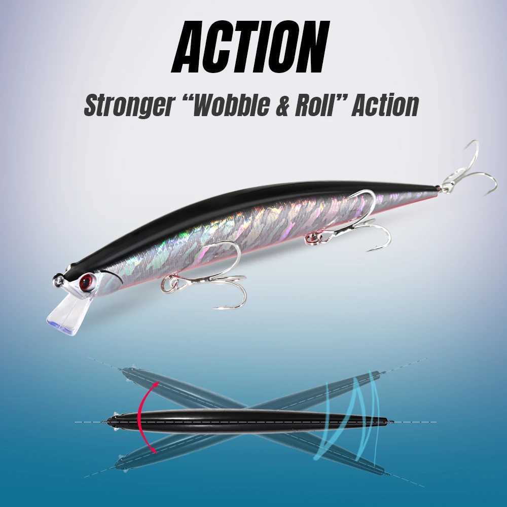 JIGGING PRO 175mm 29g Sinking Slim Minnow Fishing Lure Long Casting Saltwater Fishing Bait With Tungsten Ball Z250411