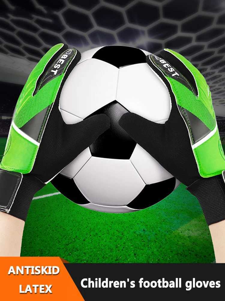Football Match Gloves Latex Support Football Goalkeeper Gloves Full Finger Protection Waterproof Breathable for Kids AdultsW251112
