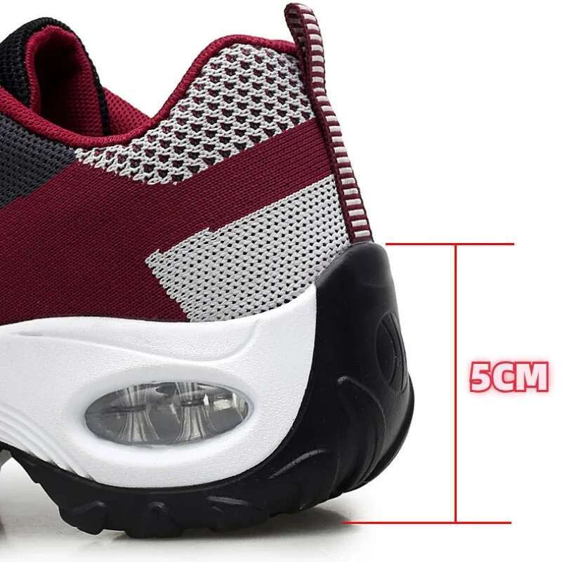 2025 new women's sports shoes air cushion walking breathable fitness jogging shoes women's lace up platform designer fashion sports shoes