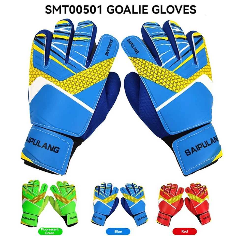 Loogdeel Football Goalkeeper Gloves Finger Protect Thickened Anti-slip Wear-resistant Adult Child Soccer Training Sports GlovesW251112