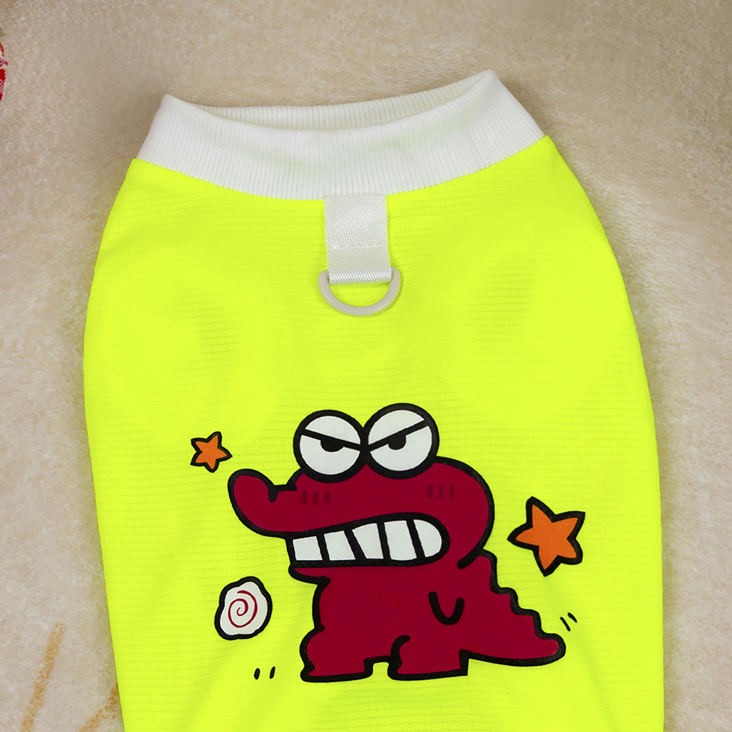 Dogs Shirt for Small Dogs Quick Dry Lightweight Dog T-Shirts, Sleeveless Vest Dog Clothes Cute Crocodile Pattern Great for Summer, Cool Breathable Dog
