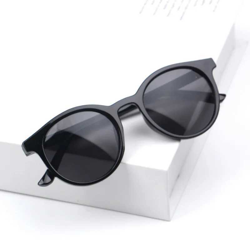 Korean Style Children Sunglasses Trendy Round Frame Kids Sun Glasses Tinted Lens Fashion Personality UV400 Small Sun Shades Z250411