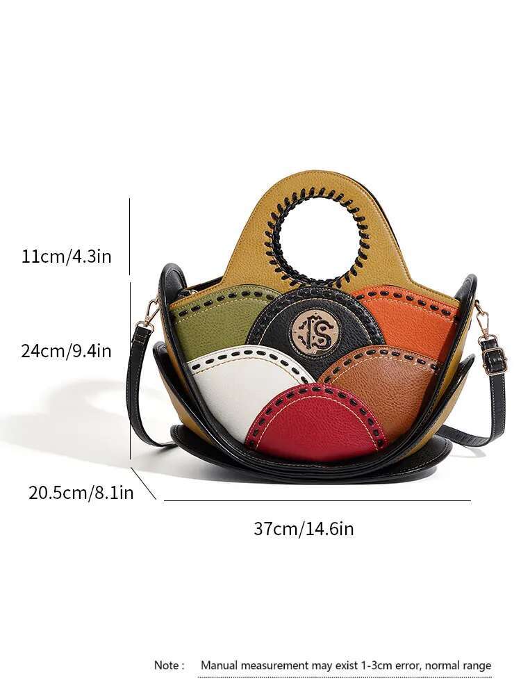 Woman Shoulder High-End Leather Purse Large Capacity Shopping Bag Fashion Designer Women's Top Handle Handbags Crossbody