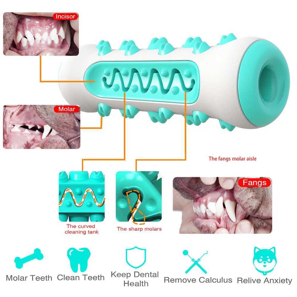 High Quality Large Dog Toothbrush Chewing Toy Safety Bite Resistance Puppy Dental Care Pet Cleaning Toy Used for Golden Retriever Treatment Dispenser 