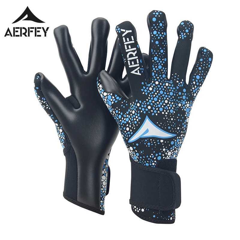 AERFEY Football Goalkeeper Gloves Thick Latex Fingerless Anti slip Wear resistantXJ250412