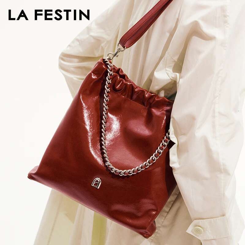 LA FESTIN Original Brand Women's Tote Bag Chain Crossbody Designer Summer Shoulder Bag