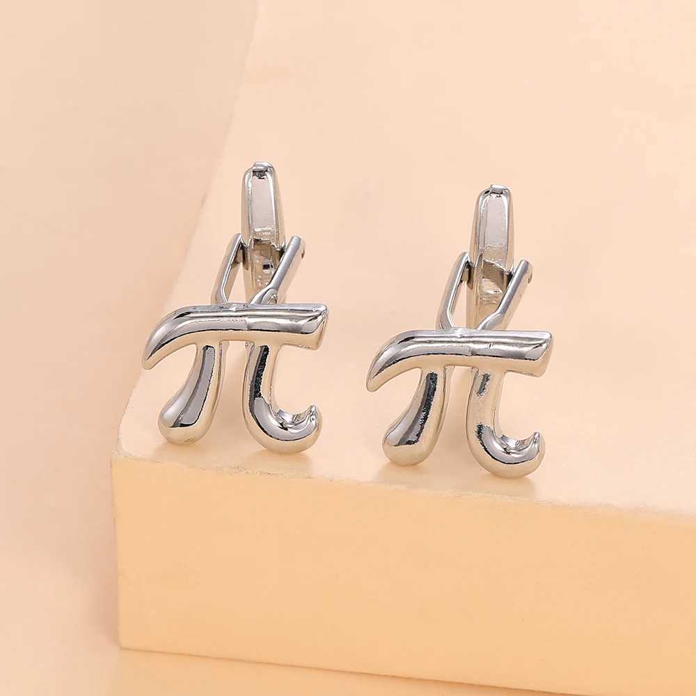 Symbol cufflink student personalized signature Pi cufflinkT250412