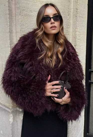 Fall/Winter New Style Women's Leather-Peppered Fur Coat - Fashionable, Stylish, Warm - European Long-Sleeved Collar Loose Fur Coat H251024