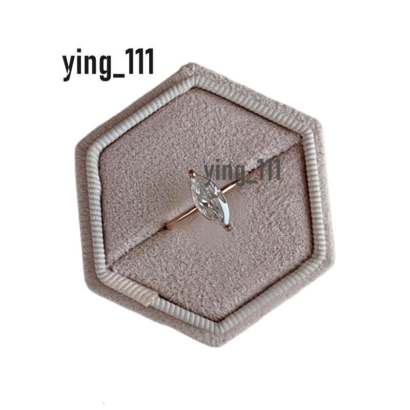 Jewelry 14K Rose Gold 1.0 Carat Marquise Solitaire Simple Style Engagement Ring For Women E VS1 IGI Certificate Lab Diamond Gold Ring