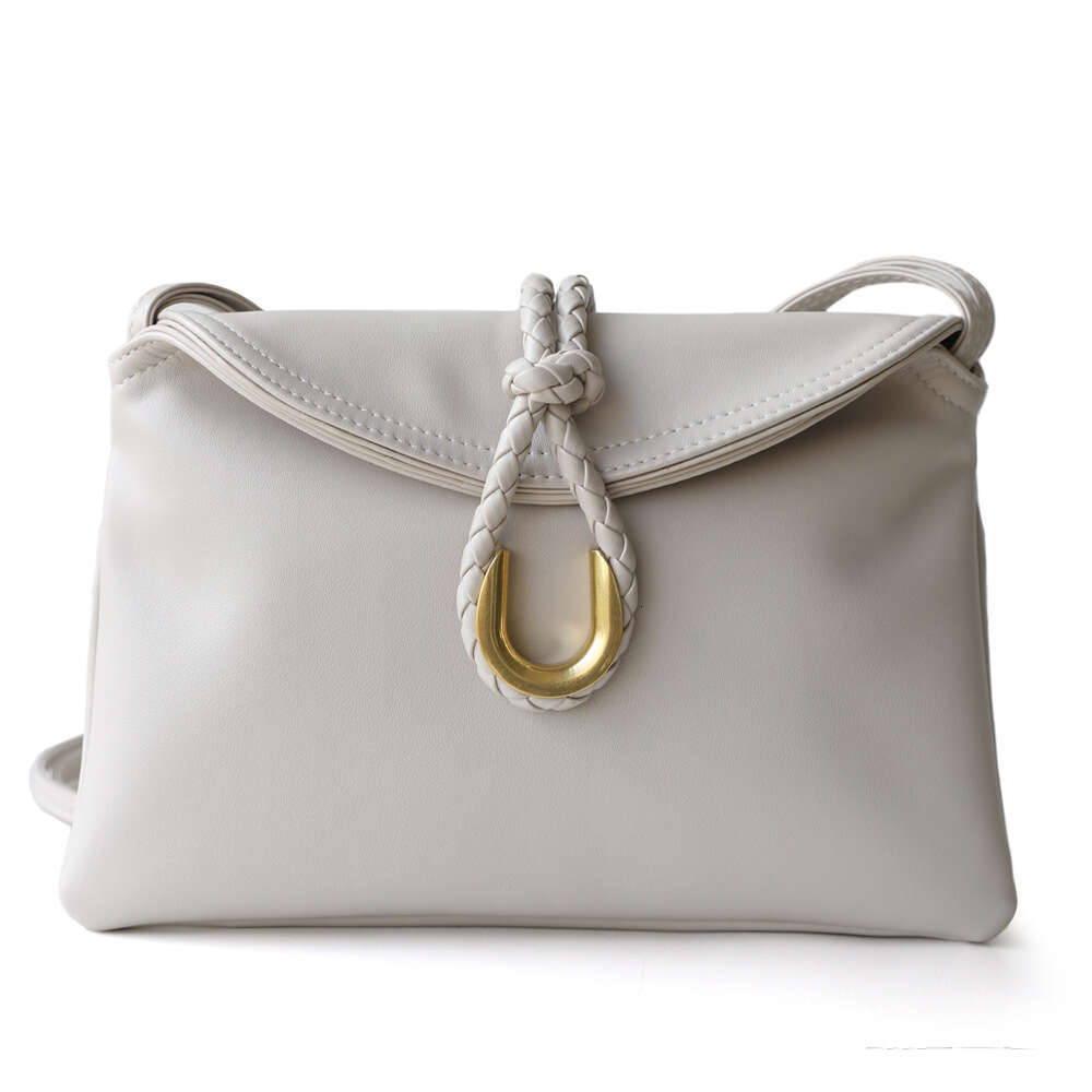 Liberta Woven Metal Handheld Banquet Genuine Leather Postman Bag, Fashion Single Shoulder Crossbody Bag For Women