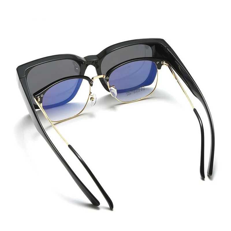 Women Men Fashion Glasses Clips Multifunctional Outdoor Sunglasses Eyewear Unisex Trendy Clips on Sun Glasses Driving Goggles Z250411