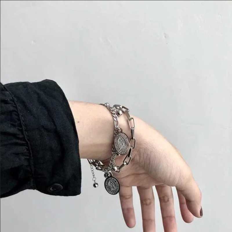 Bohemian Bracelets for Women Fashion Multilayer Beaded Chain Bracelets Set Charm Bracelet Bangles Jewelry PunkC250411