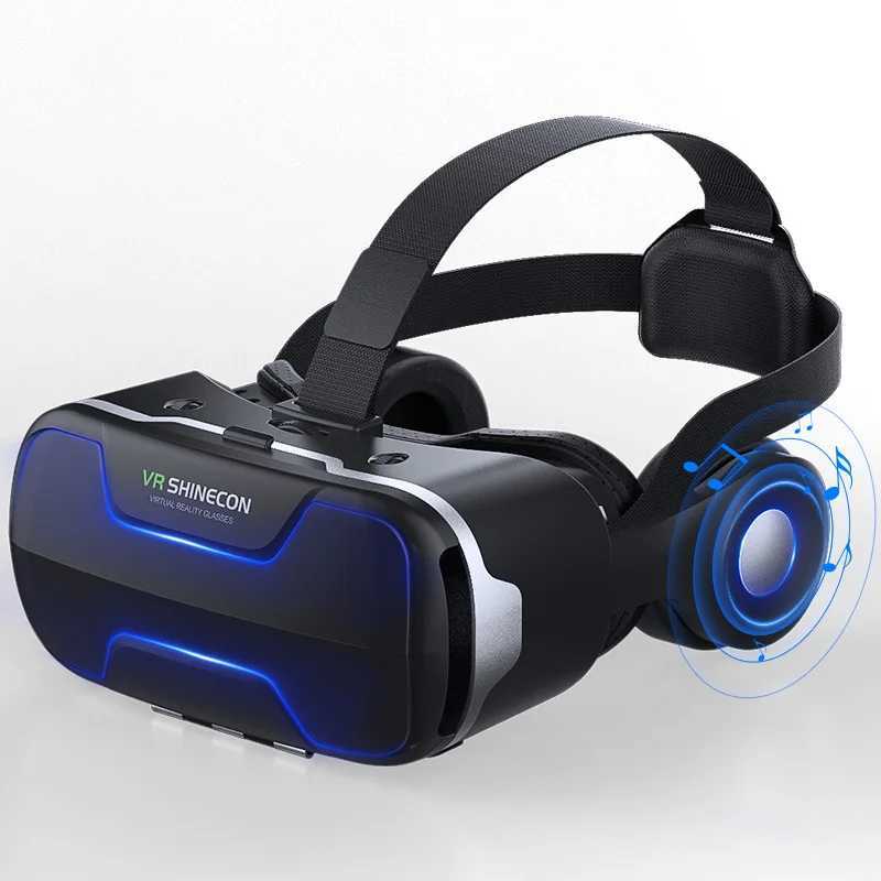 New Arrival G02ED VR Shinecon 8.0 Standard Edition and Headphone Version Virtual Reality 3D VR Glasses Headphone Helmet Optional Control O250411