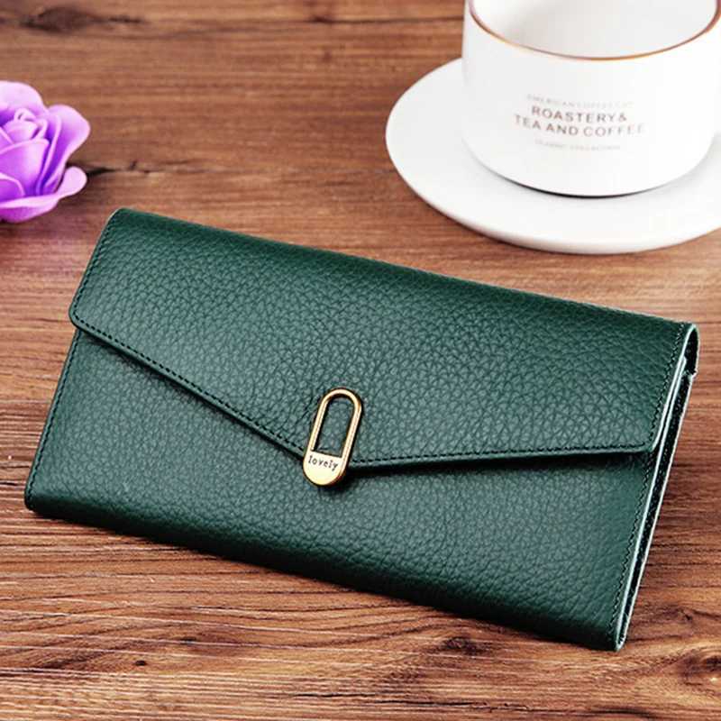 Womens leather wallet designer womens wallet RFID long wallet high-quality card holder clutch bag Z250411