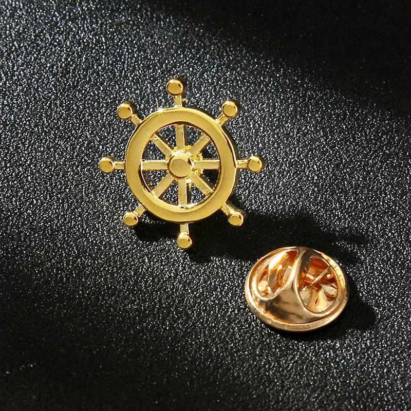High end anchor size mens cufflinks personalized business French shirt cufflinks tie clip lapel pin navy style mens giftsT250412
