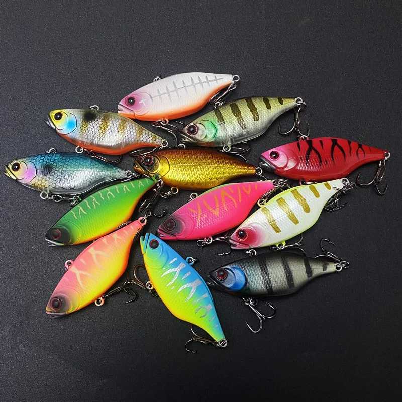 TSUYOKI 2024 VIB Lure 60mm 12g Sinking Vibration Fishing Lures Lipless Crankbait Noisy Rattlin Wobbler Jackall TN60 Ratter Bait Z250411