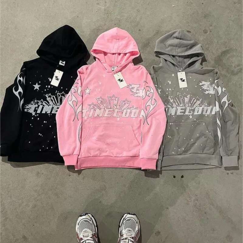 New Haruku Gothic Pullover Hoodie Y2k Hoodies Men Hip-Hop Graphic Print Oversized Women Sweatshirt Street Wear Top Clothing