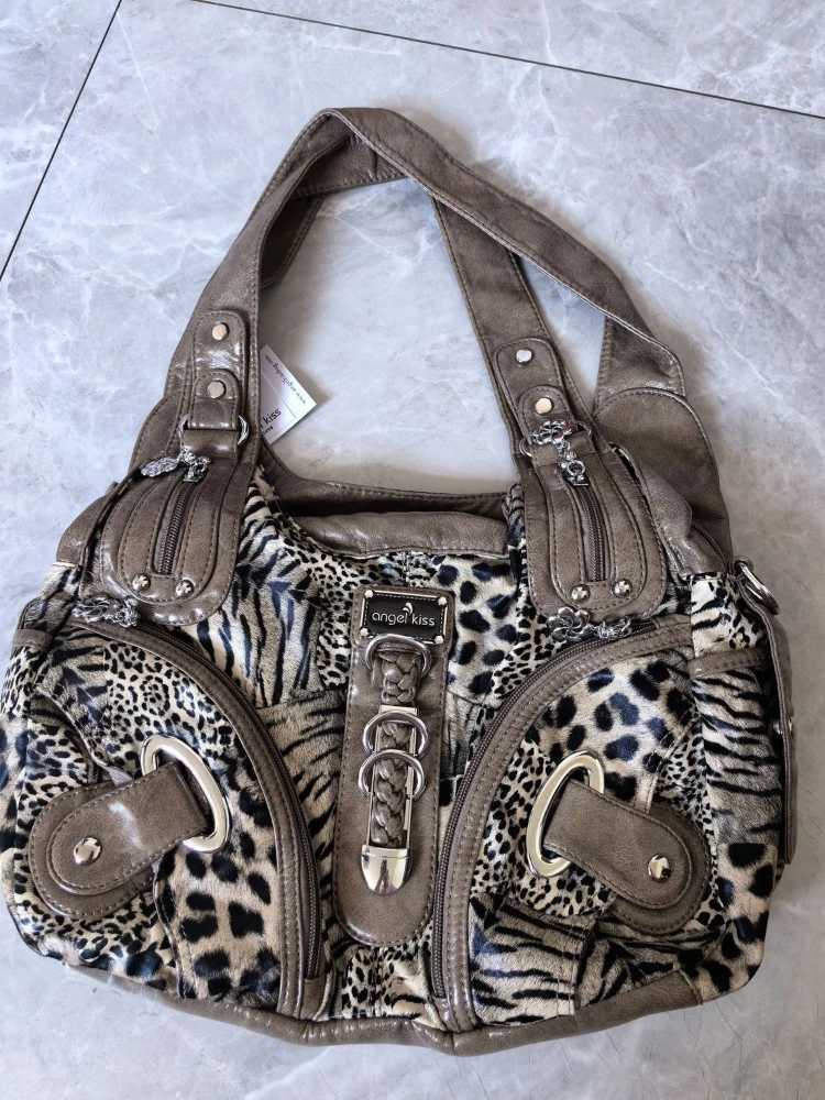 Designer Brand Retro Leopard Print Tote Large-capacity Underarm Shoulder Crossbody Bags for Women W251112