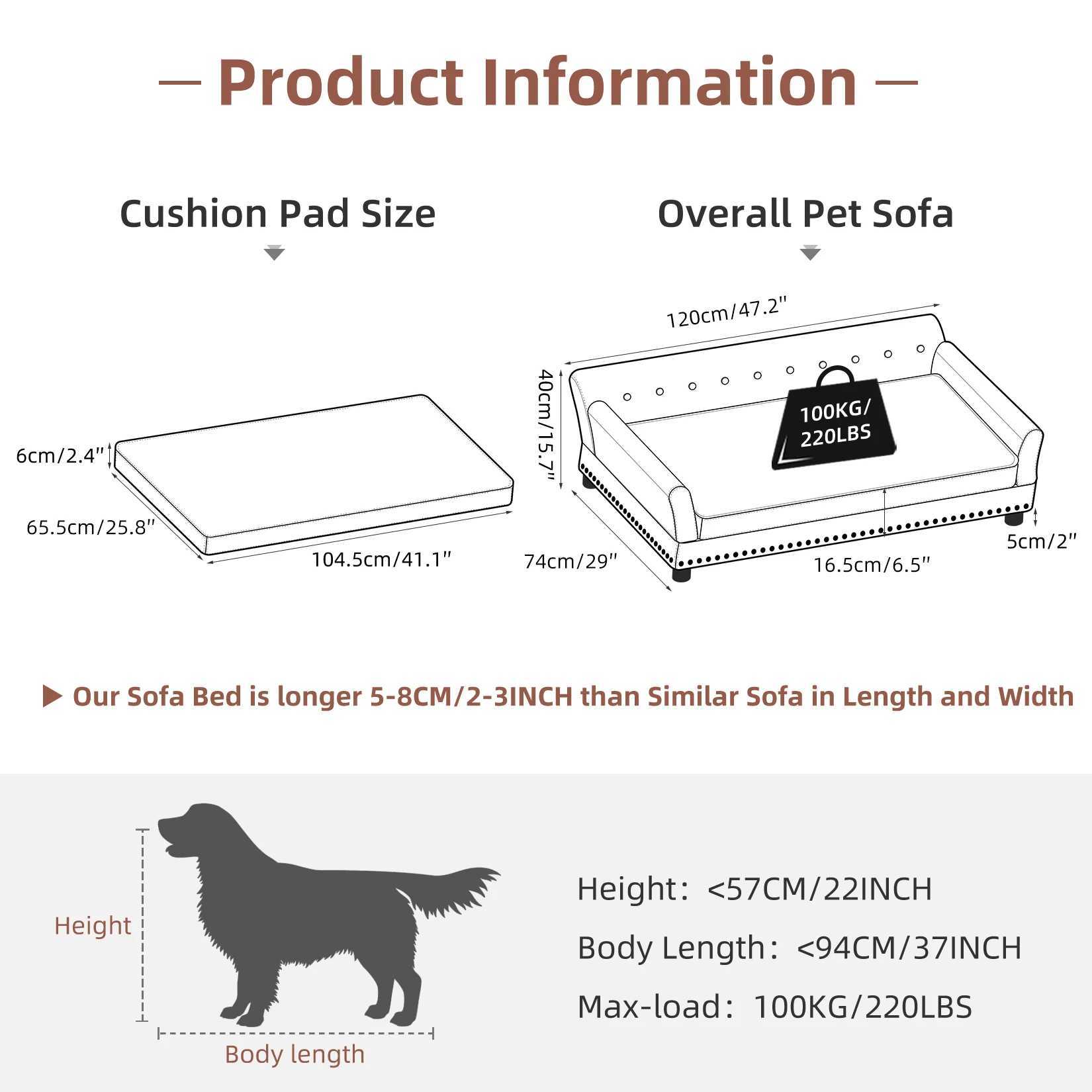 Pet sofa bed Bingo Paw waterproof sand hairstyle dog bed Pet sniffing lounge bed with detachable pad X250412