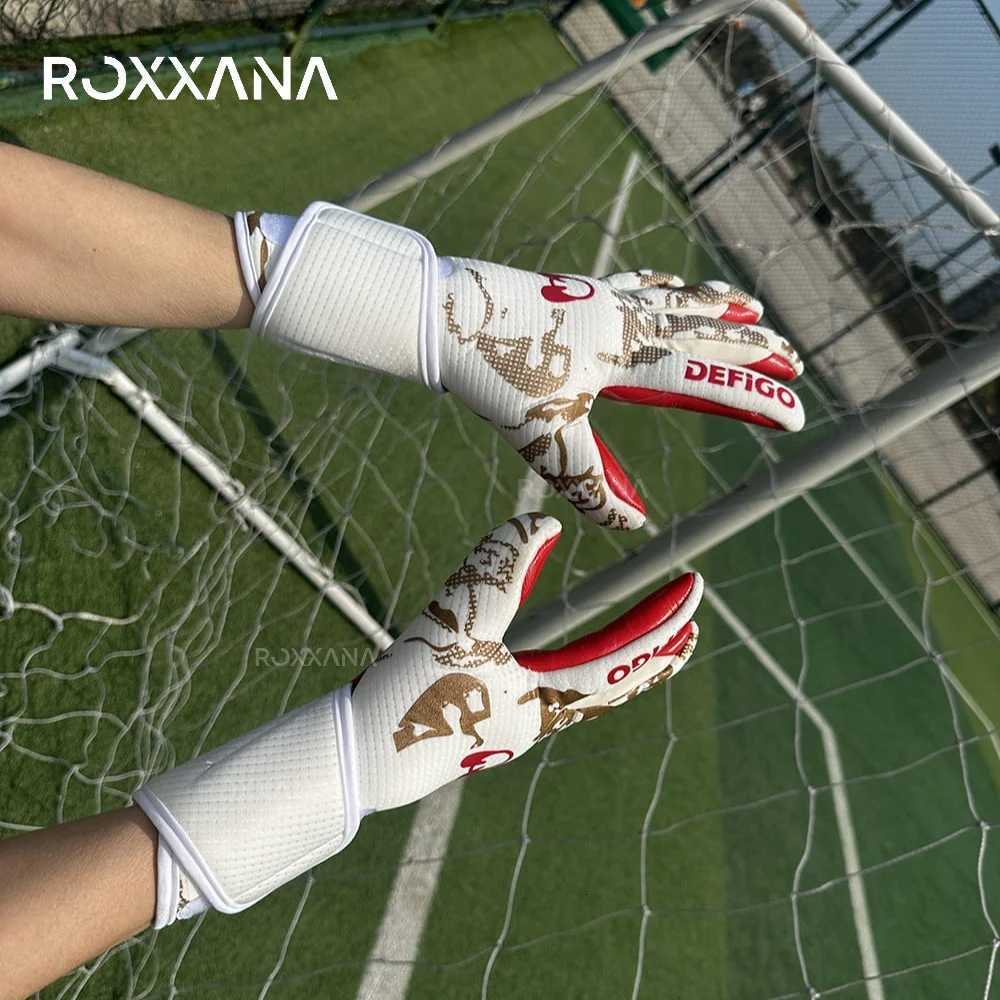 ROXXANA Protective High - Performance Gloves Grip Latex Anti - Slip Durable for Soccer Goalkeepers in Training Matches DealW251112