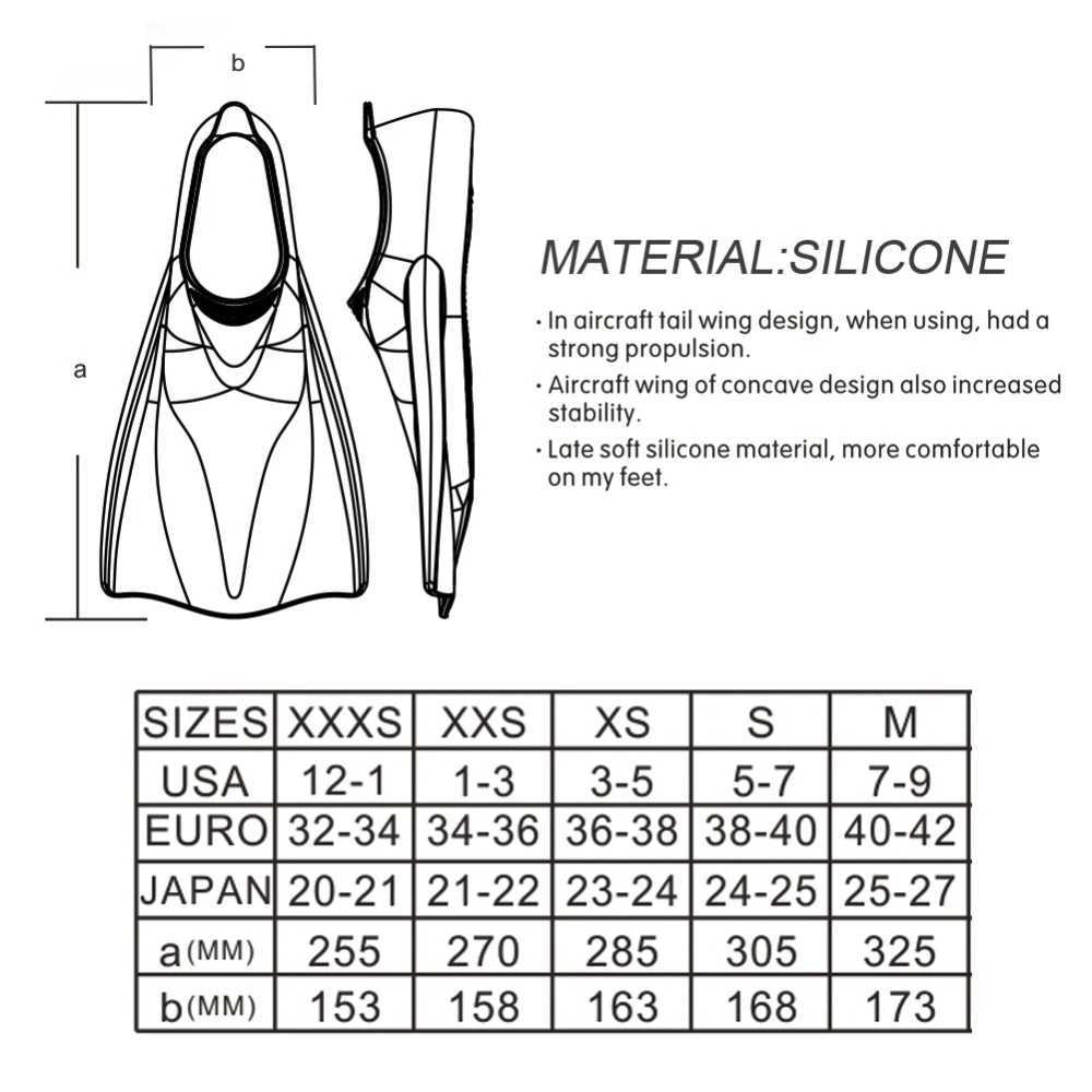 Professional inflatable foot diving fins adjustable for adults and children comfortable fin flip swimming equipment silicone bootsY250412