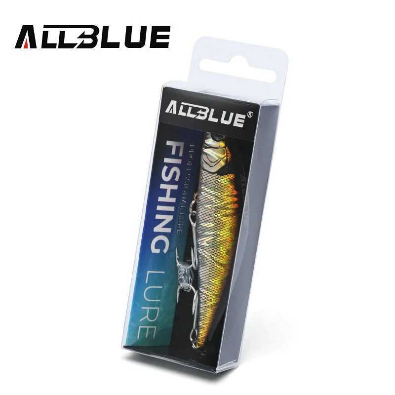 ALLBLUE EDGE 90S Heavy Sinking Minnow Flat Wobbler Fishing Lure 90mm/15.5g Artificial Hard Bait Crankbait Trout Bass Tackle Gear Z250411