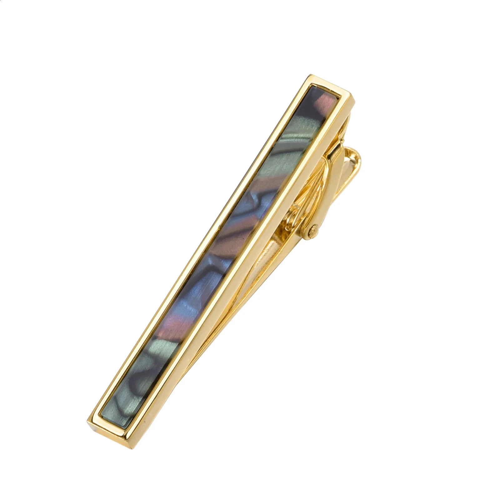 Mens cufflinks business suit cufflinks square French cufflinks tie clip set made of sea shell 250409