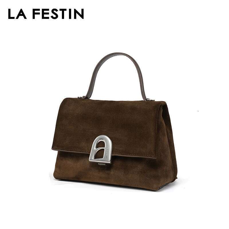 LA FESTIN Original For Women 2024 Handbags Suede Designer Bag Shoulder Crossbody Autumn And Winter Bags