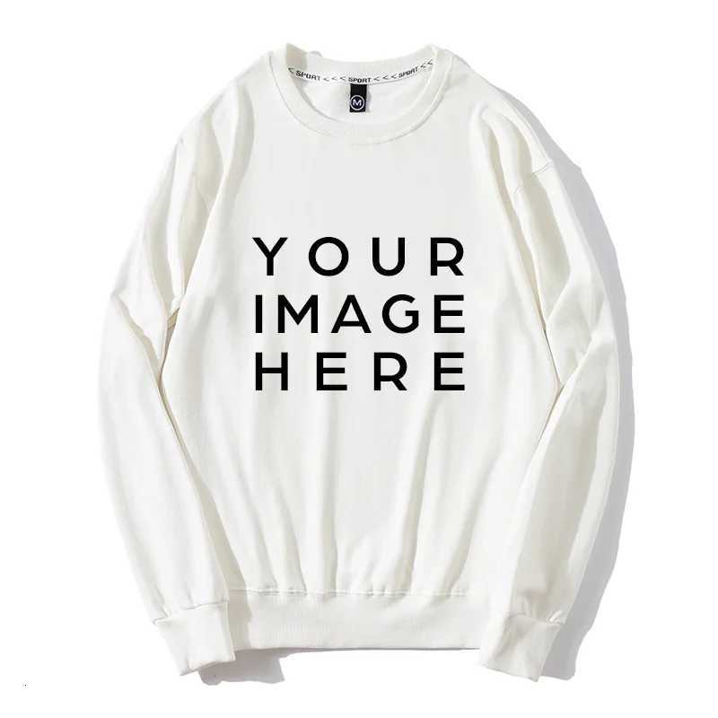 POD customization Custom Printed Photo/text 2025 Autumn Winter Men And Women Loose Casual Sweatshirts Street Wear Cotton Tops Hoody SudaderasT251112