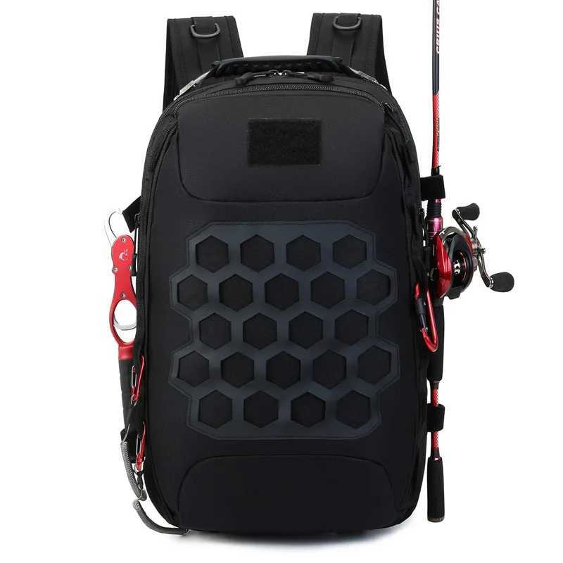 Multifunctional Outdoor Travel Fishing Backpack Hiking Tactics Backpack 40L Z250411