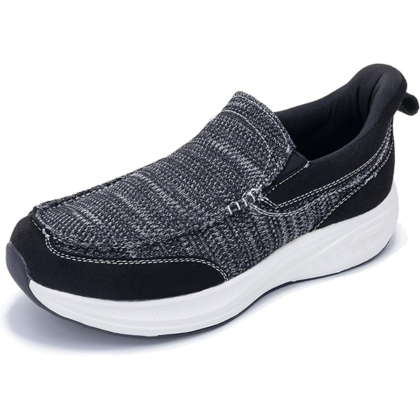 Designer Shoes High Quality Men Walking Shoes Hands Free Slip On Causual Loafers Comfortable Canvas Lightweight Platform Sneakers