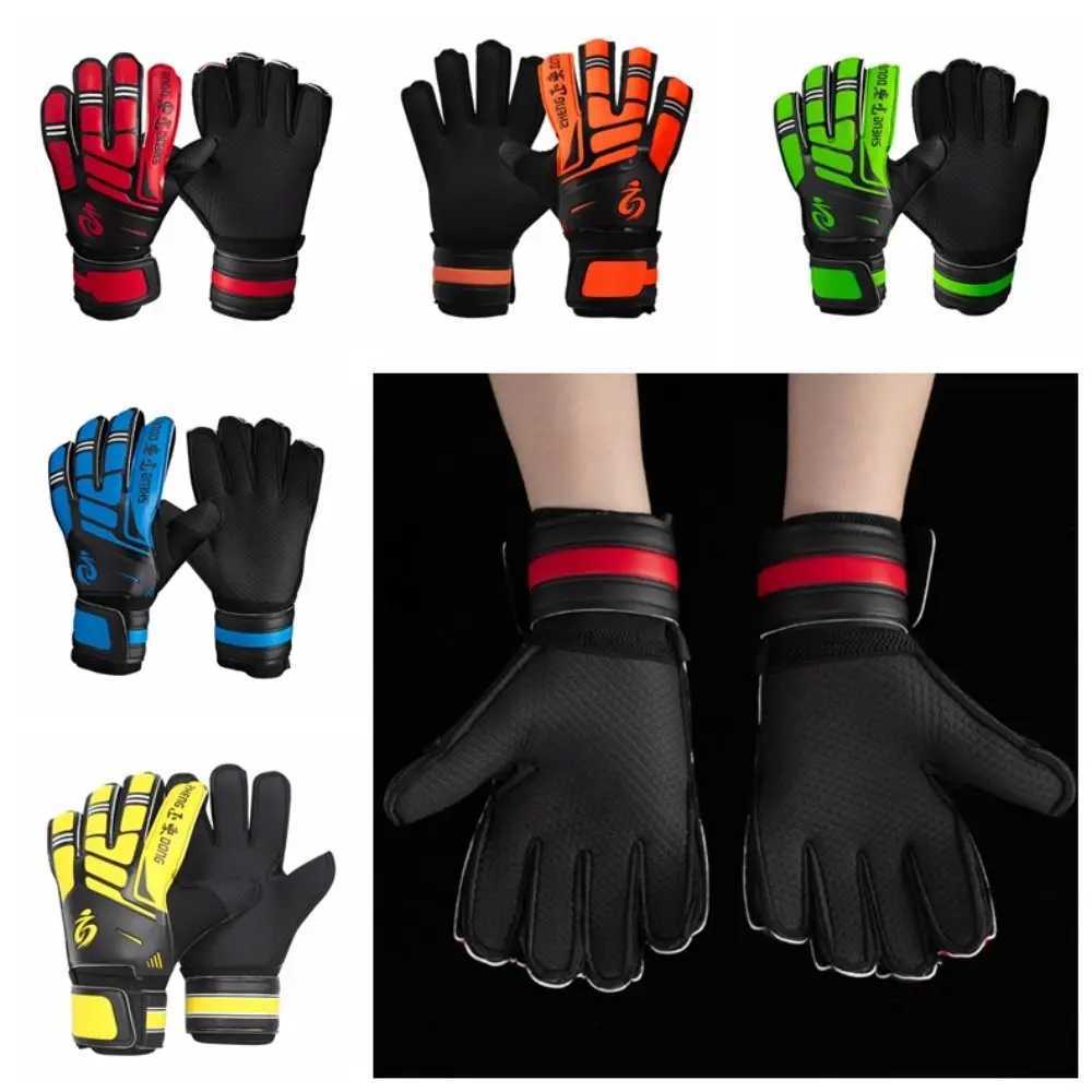 1 pair of breathable goalkeeper gloves anti slip and wear-resistant football gloves thick latex comfortable football training glovesXJ250412