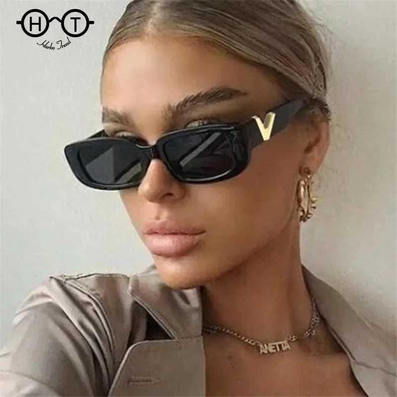 Retro Rectangle Sunglasses Women Brand Designer Vintage Small Frame Sun Glasses Ladies Classic Black Square Oculos De Sol Z250412