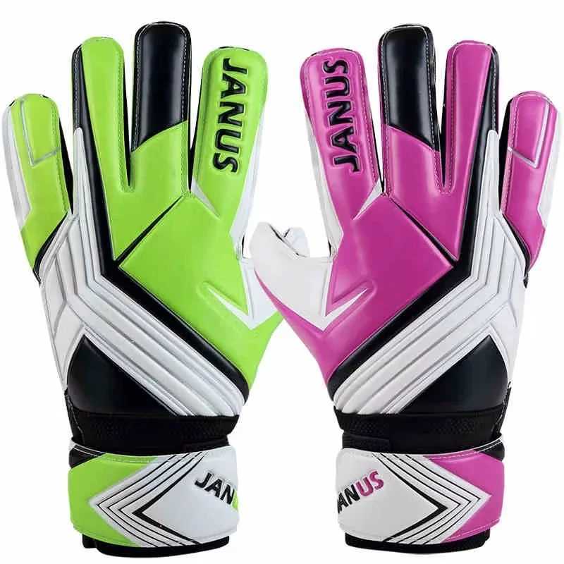 Adult football goalkeeper gloves thick latex anti slip breathable dual tone goalkeeper gloves outdoor football training accessoriesXJ250412
