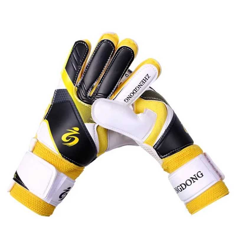 Professional Soccer Goalkeeper Gloves Adults Kids Finger Protection Goal Thickened Latex Football Gloves for Futbol Futebol GoalW251112